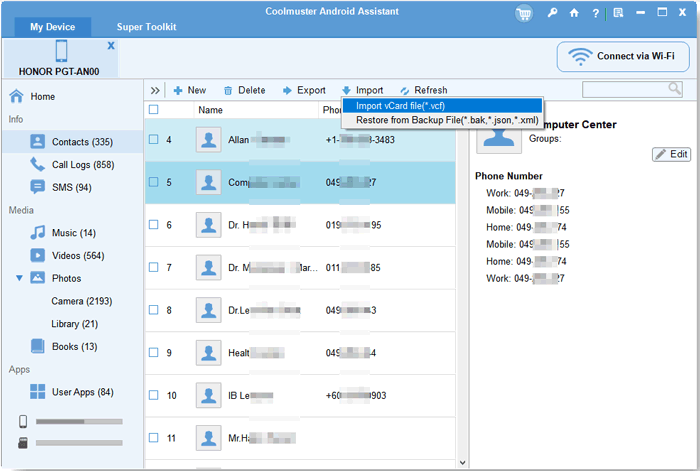 restaurer les données Android sur un ordinateur
