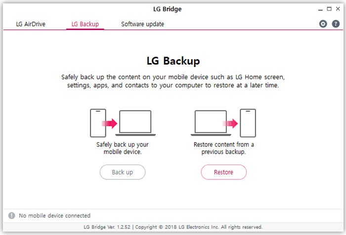 lg Bridge によって lg から削除されたドキュメントを復元します